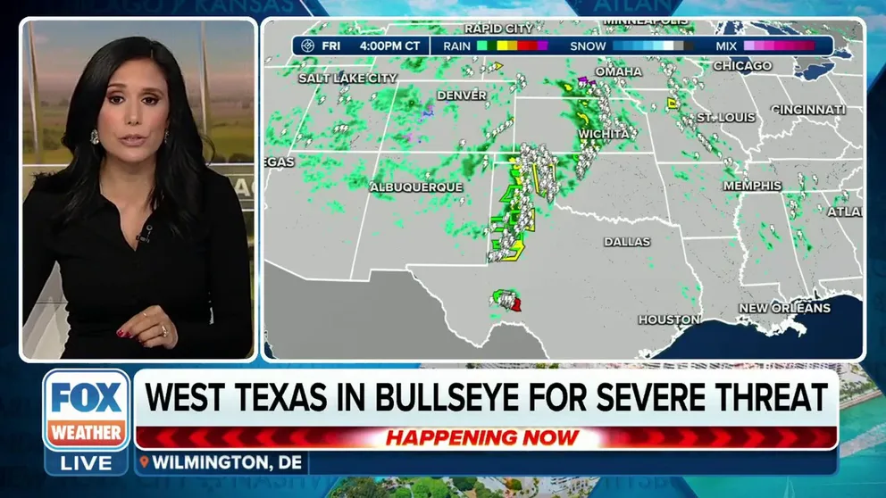 West Texas in bullseye for severe threat on Friday | Latest Weather ...