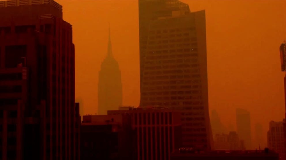 Canadian wildfire smoke has left many cities, including New York City, with red, hazy skies this week.