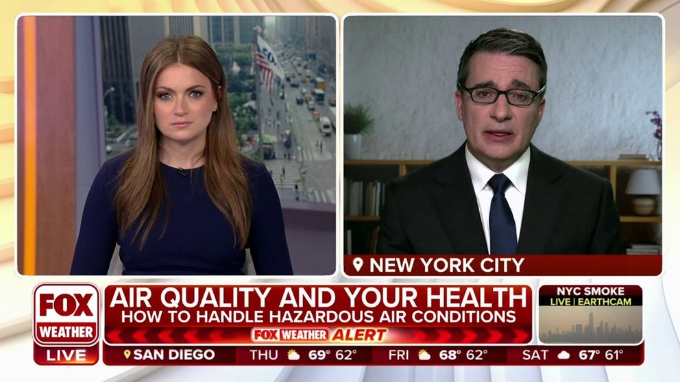 WebMD Chief Medical Officer Dr. John Whyte gives advice on how Americans can protect themselves during poor air quality conditions caused by Canadian wildfire smoke.