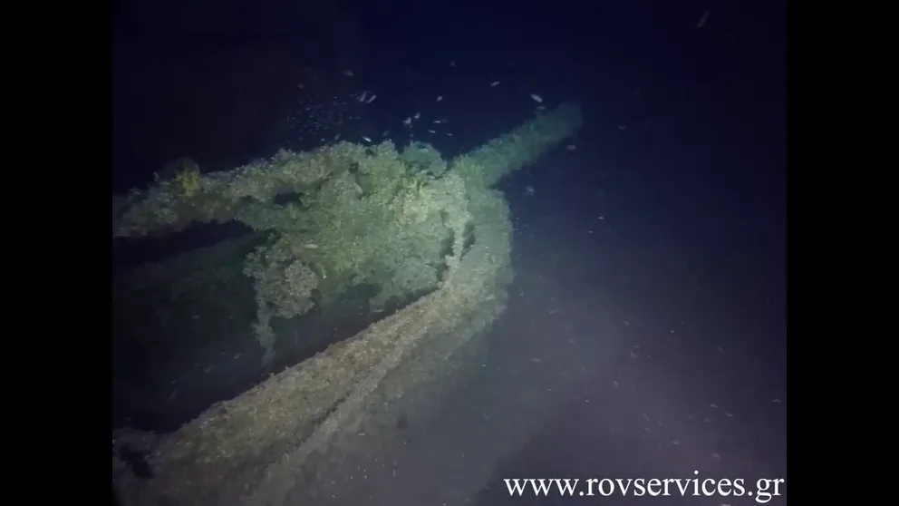 After a 25-year search, the mysterious disappearance of British WWII submarine H.M.S. Triumph is coming to light after it was more than 650 feet below the blue waters of the Aegean Sea.