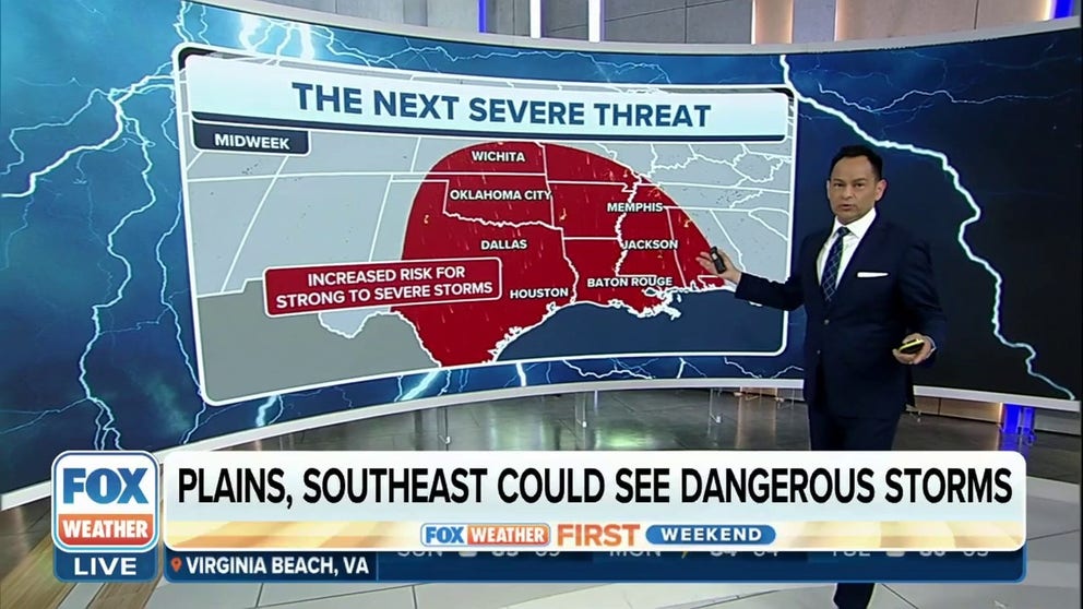 Multiple rounds of severe weather loom in the week ahead | Latest ...