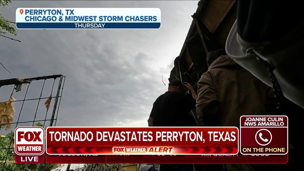 A meteorologist with the National Weather Service said the deadly twister that struck Perryton, Texas, on Thursday, was at least an EF-2 with wind speeds of at least 111 mph.