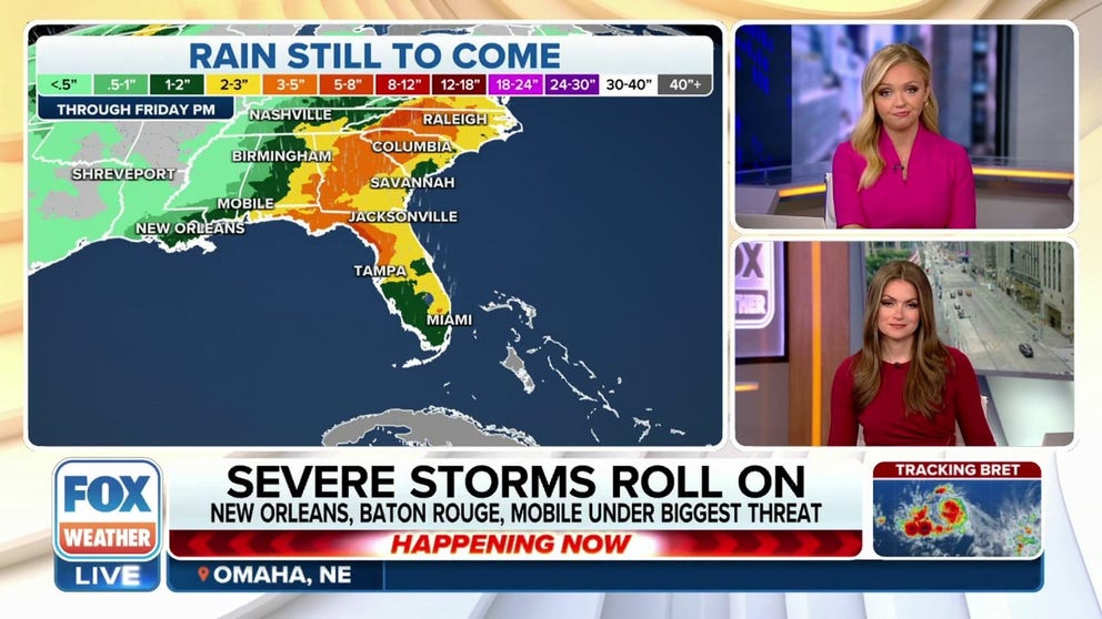 Severe storms possible along northern Gulf Coast on Tuesday | Latest ...
