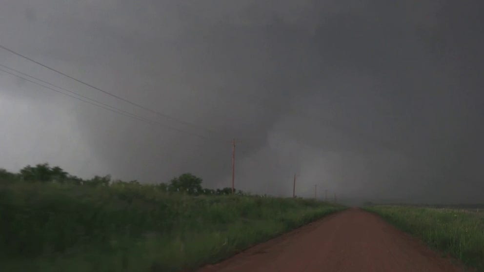 A dramatic video shows a deadly tornado as it approached the community of Matador, Texas on Wednesday evening. At least four people have been killed and 10 others were injured.