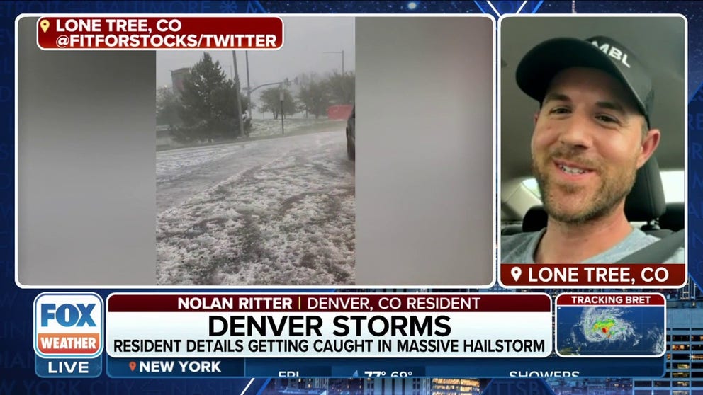 Some residents in Colorado experienced a massive hailstorm that was accompanied by severe weather alerts for several counties. 
