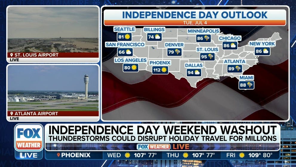 Independence Day weekend washout for millions of Americans | Latest ...