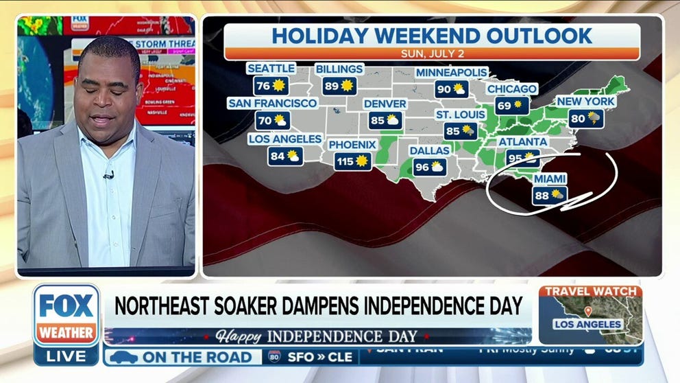 Wet weather expected throughout Fourth of July holiday weekend | Latest ...
