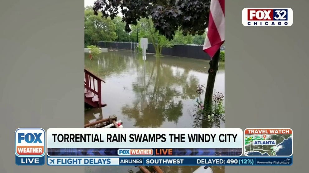 Torrential rain flooded the Windy City Sunday. FOX 32 Chicago's Joanie Lum joins FOX Weather to talk about how businesses are cleaning up after the flash flooding. 