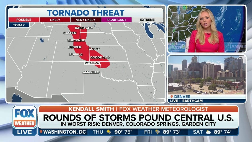 Rounds of storms pound central US | Latest Weather Clips | FOX Weather