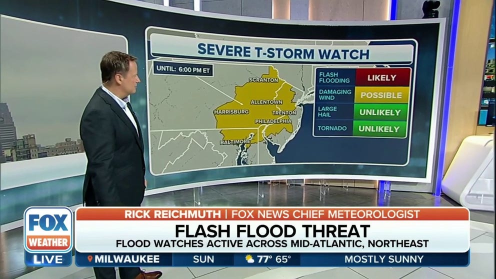 Severe Thunderstorm Watch issued as wild weather begins to move into ...