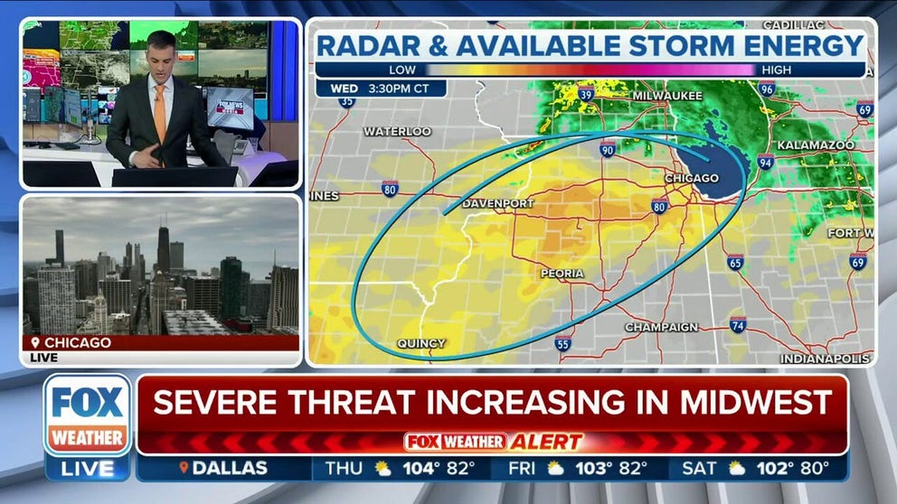 Tornado threat increases for Chicago area | Latest Weather Clips | FOX ...