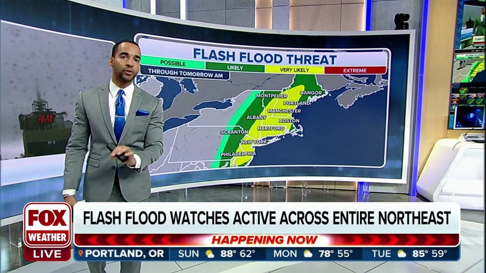 More than 59 million in Northeast under Flood Watches as heavy rain ...