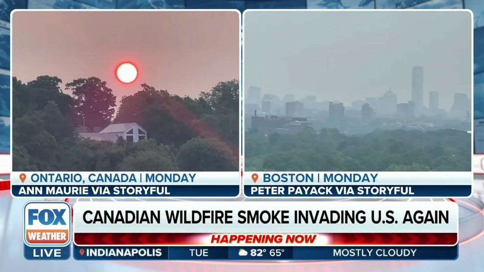 Millions of Americans are under air quality alerts due to thick plumes of smoke billowing into the U.S. from Canada.