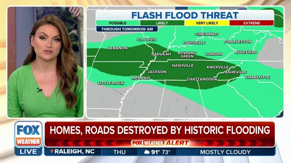 Just one day after historic rain slammed western Kentucky and heavy rain hit Illinois and Tennessee, another round of potentially flooding storms has their sights set on the region.