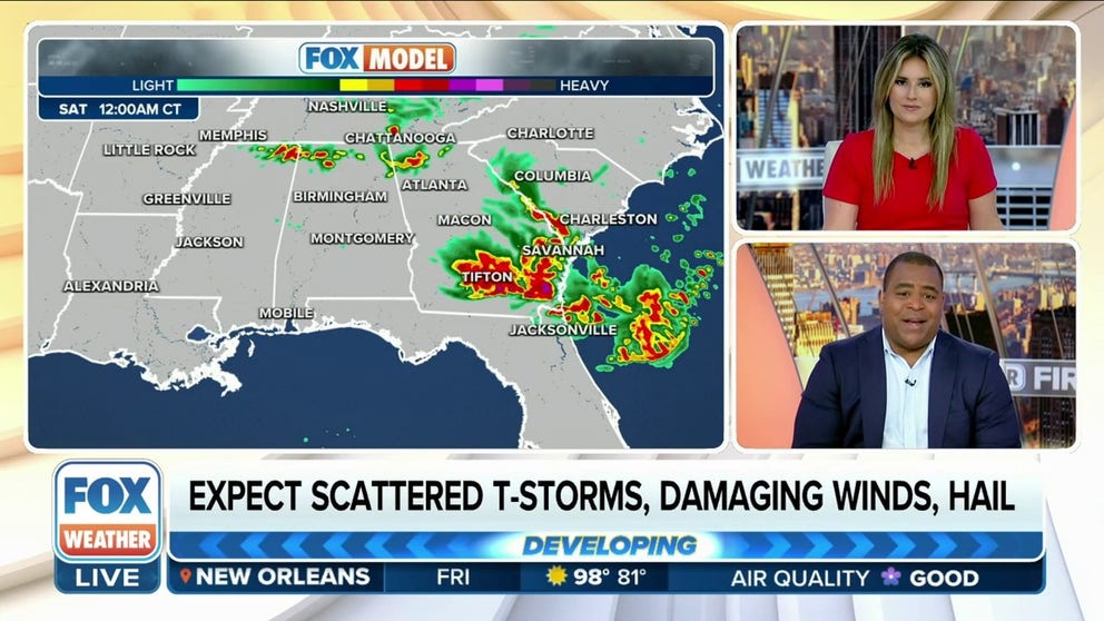 Storms linger in Southeast this weekend | Latest Weather Clips | FOX ...