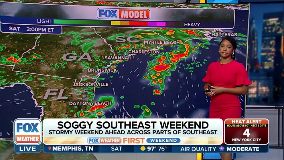 Stormy weekend ahead across parts of Southeast | Latest Weather Clips ...
