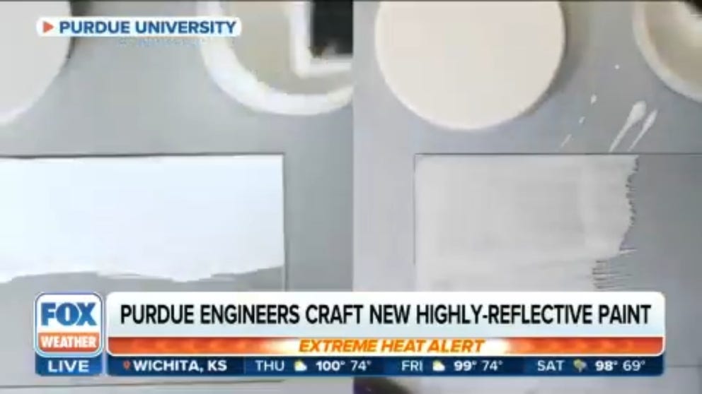 'Whitest paint ever created' New reflective paint would direct heat