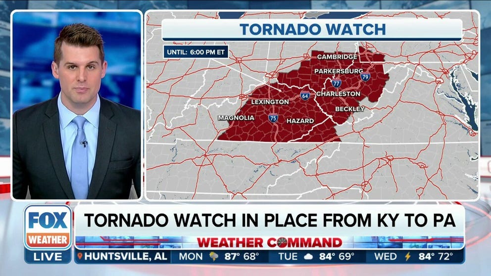 Tornado Watch issued as millions brace for possible severe weather ...