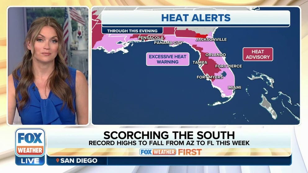 Scorching temperatures continue in the South with record highs | Latest ...