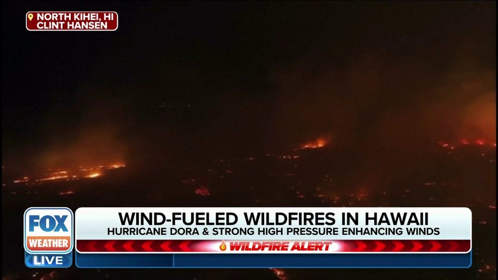 The combination of Hurricane Dora and a high-pressure system caused perfect fire conditions on the Hawaiian Islands. Rep. Jill Tokuda described the scenes as 'mass devastation.'