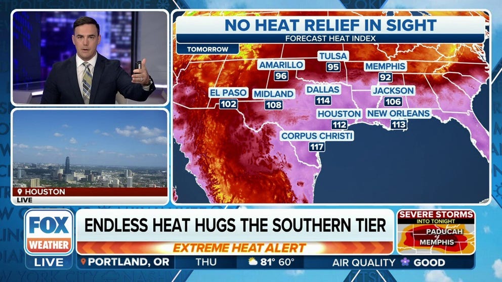 Rare Excessive Heat Warning for Florida while South sizzles | Latest ...