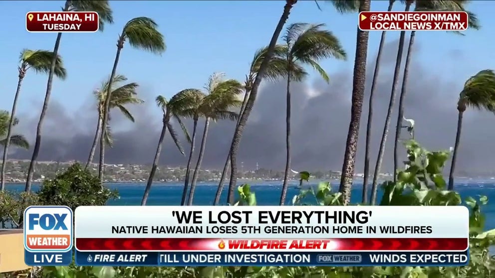 Lahaina resident Lokalia Farm joins FOX Weather to talk about the complete devastation that the fires caused on her community.