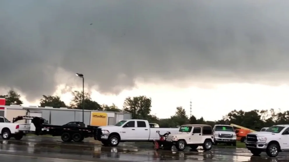 Severe storms on Saturday produced at least one tornado in Central Ohio
