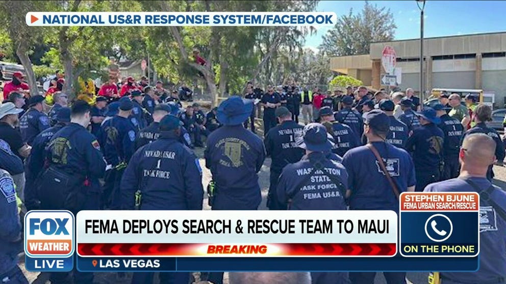 Search and rescue personnel and canines from the FEMA National Urban Search & Rescue (US&R) Response System are on the ground working closely with local responders in Maui to provide search operations in the affected areas of West Maui. 