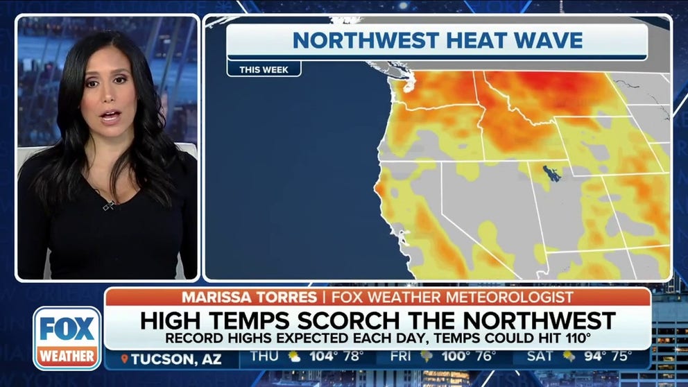 Parts of California and the Pacific Northwest are experiencing a heat wave with temperatures that are upwards of 20 degrees above average. The warm weather is helping to fan fires in several states.