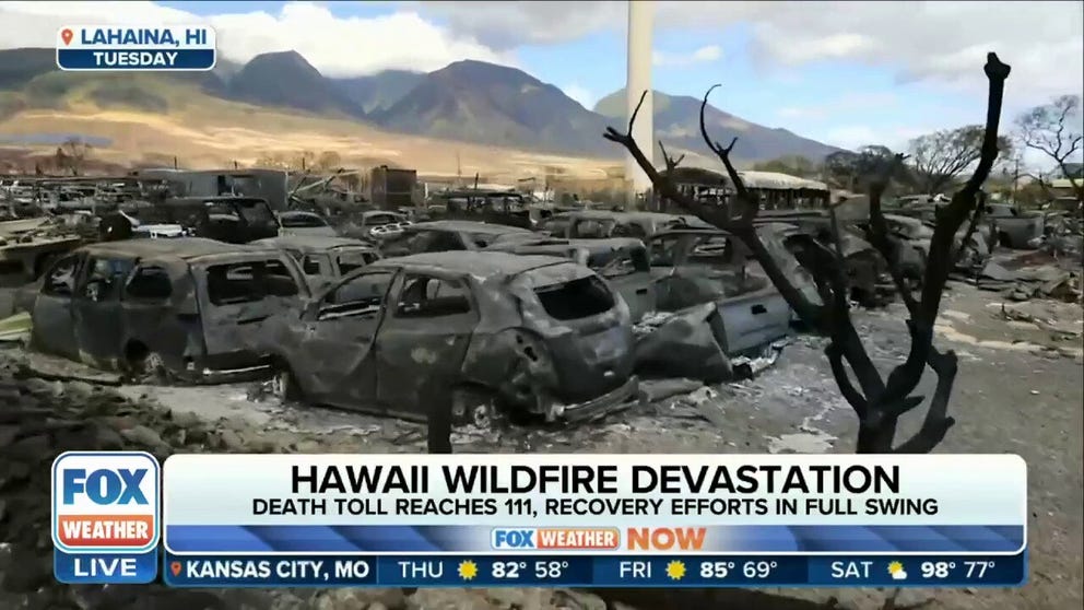 FOX News' William LaJeunesse brings us the latest on the death toll and the number of residents still missing after deadly wildfires scorched Maui.
