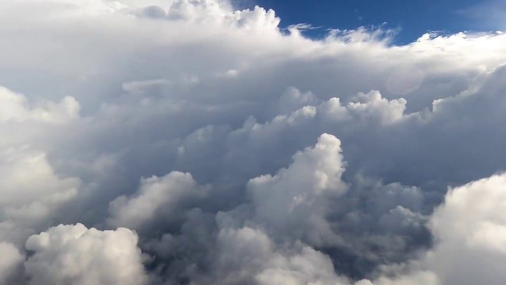 Video taken during the Air Force's 53rd Weather Reconnaissance Squadron flight through the eye of Hurricane Franklin on Saturday. 