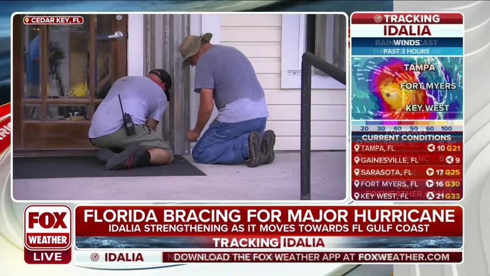 Florida's Gulf Coast bracing for Idalia as the hurricane continues ...