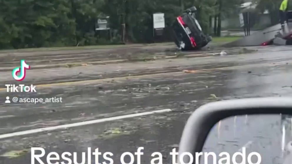Hurricane Idalia produced a tornado in the Lowcountry of South Carolina on Wednesday.