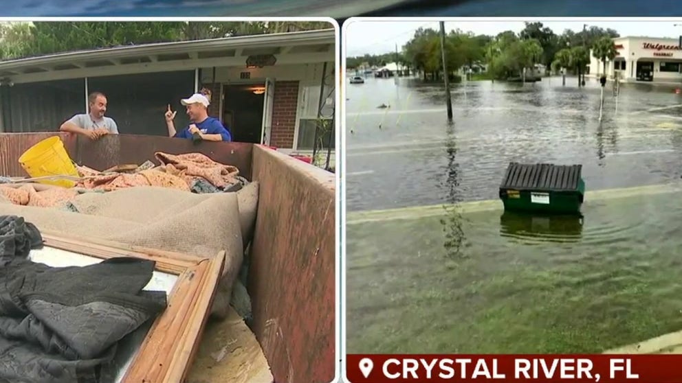 Crystal River flooded during Hurricane Idalia after the Category 3 storm made landfall on the Gulf Coast of Florida. FOX 35 Orlando Reporter David Martin spoke to a Crystal River residents who recalls the last time the Nature Coast saw significant storm surge from the 1993 "Storm of the Century." 