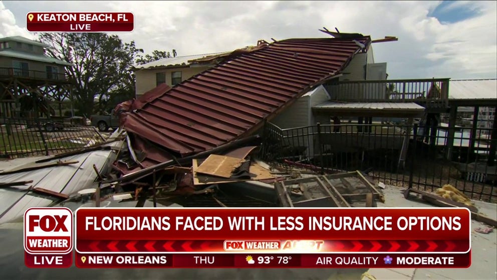 Florida’s Gulf Coast is dealing with the aftermath of Hurricane Idalia, and while residents look to recover from the Category 3 hurricane they’re faced with fewer insurance options. FOX Business correspondent Grady Trimble has new information from Keaton Beach, Florida.