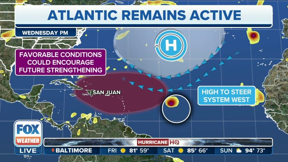Several tropical systems swirl in very busy Atlantic Ocean basin | Latest Weather Clips | FOX Weather