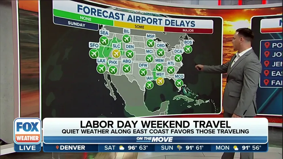Labor Day Weekend forecast | Latest Weather Clips | FOX Weather