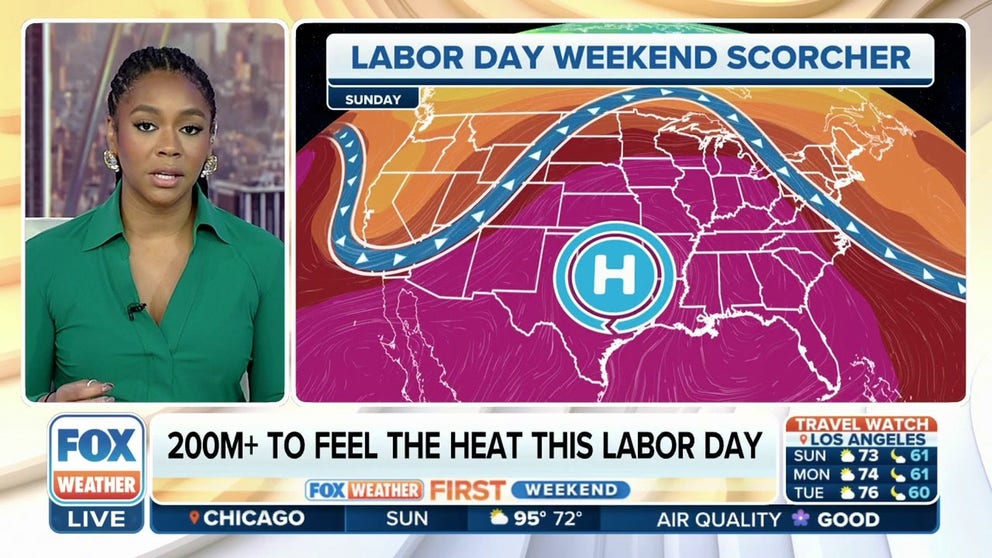 Heat turns up in Mid-Atlantic, Northeast for Labor Day weekend | Latest ...
