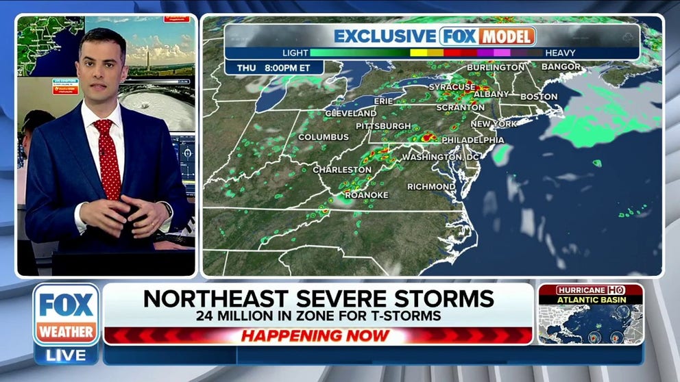 Severe Storm threat for Northeast | Latest Weather Clips | FOX Weather