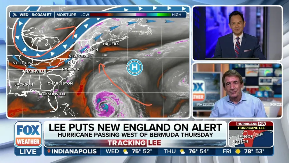Hurricane Lee puts New England on alert for damaging winds, coastal flooding | Latest Weather Clips | FOX Weather