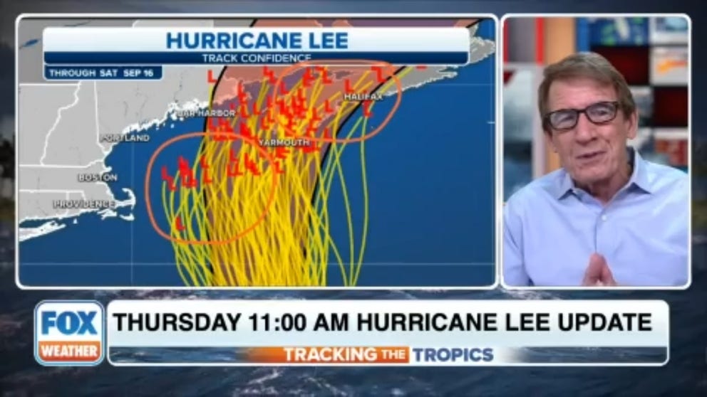 Bryan Norcross breaks down the latest advisory on Hurricane Lee as the storm moves north.