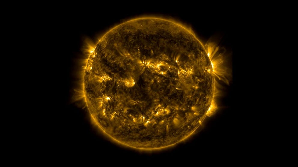 Video from NASA's Solar Dynamics Observatory shows activity during a week ending on Sept. 17. NASA said space weather included 9 M-Class flares, 22 CMEs and 1 geomagnetic storm. 