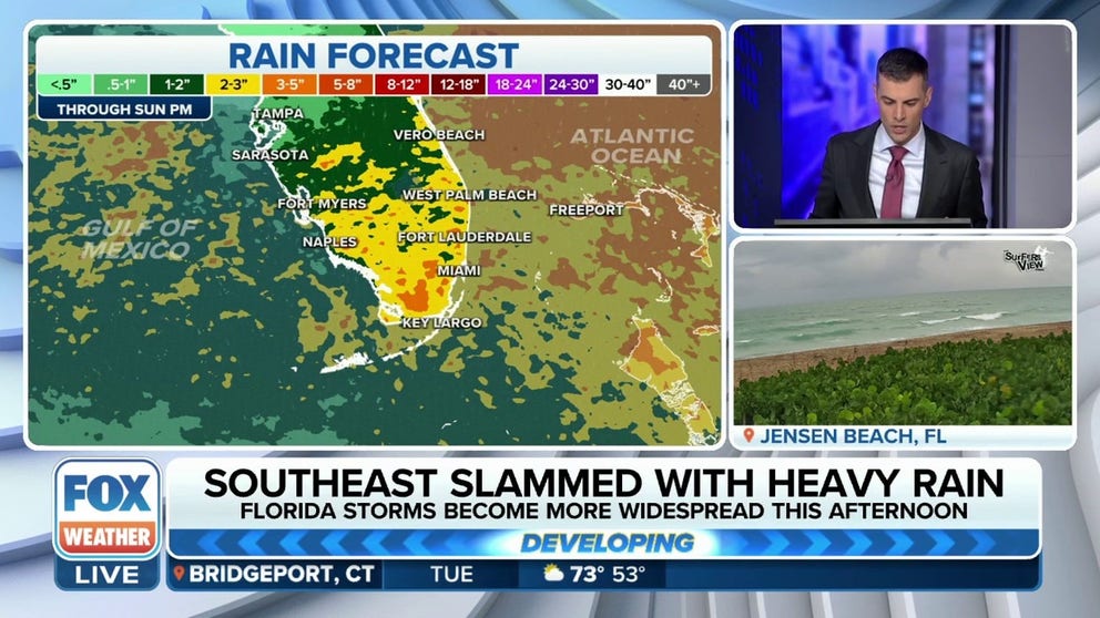 Storms to dump more heavy rain on Florida throughout the week | Latest ...