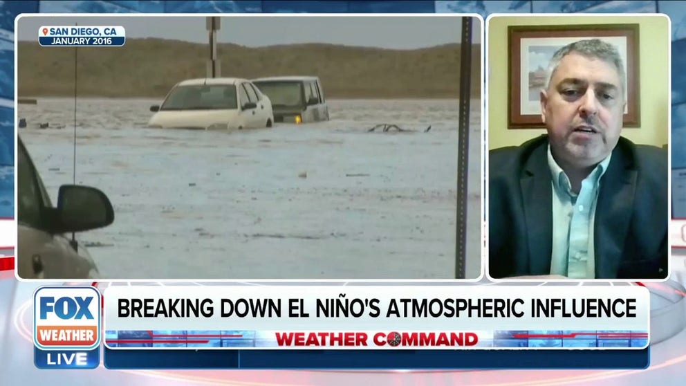The Climate Prediction Center's Operational Prediction Chief, Jon Gottschalck tells FOX Weather how the current strong El Nino pattern will impact weather in different regions across the country.