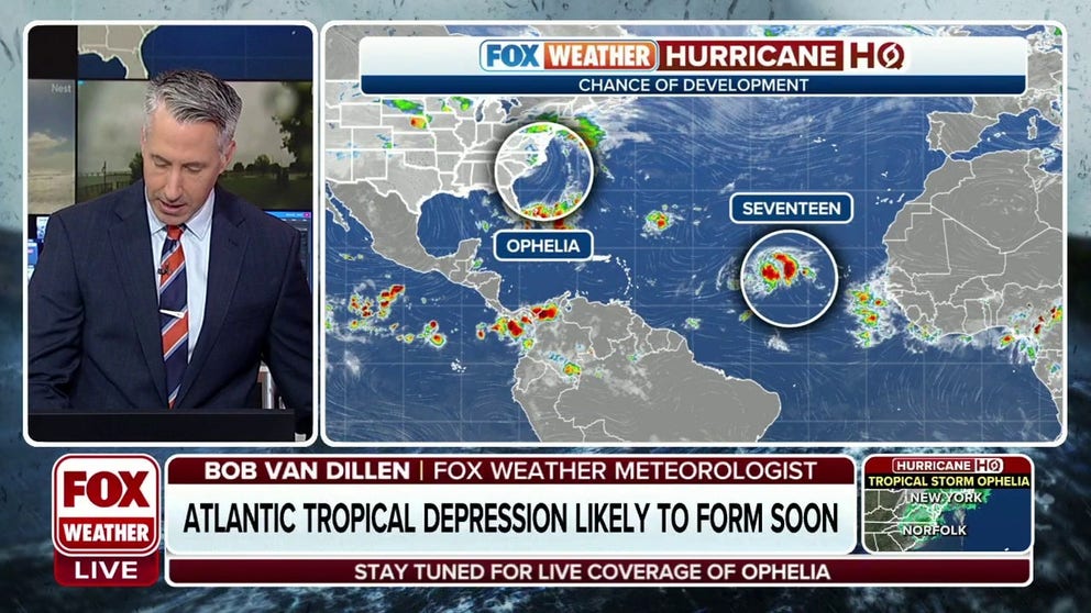 Tropical Depression Seventeen forms in the Atlantic | Latest Weather ...