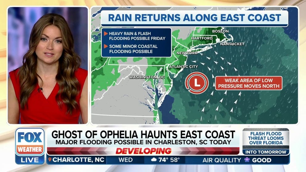 Rain, coastal flooding returning to the East Coast | Latest Weather ...