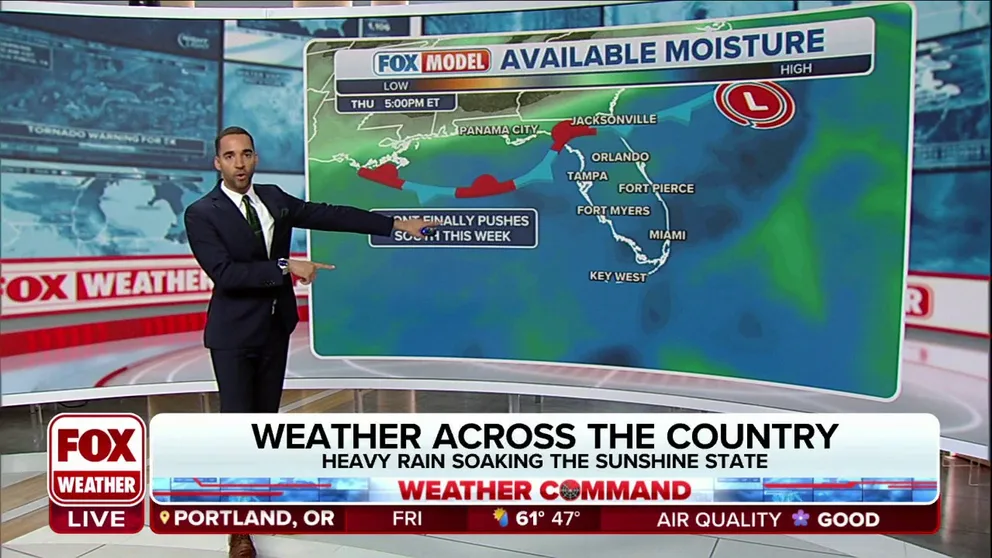Heavy rain continues to soak Florida through the weekend | Latest ...