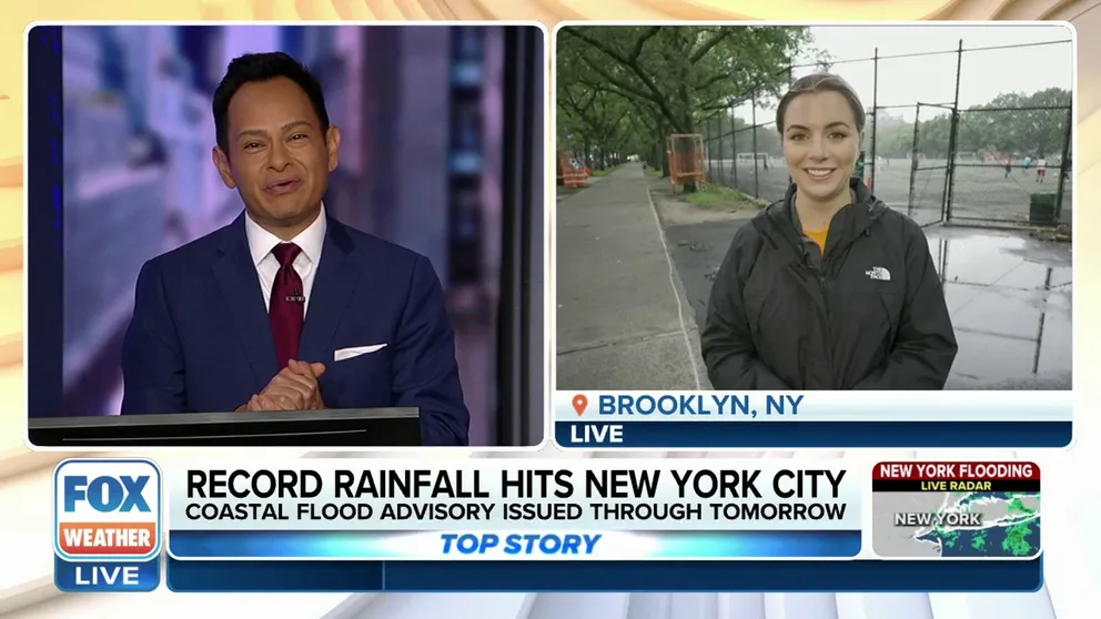 One of New York City's wettest days in decades left the nation's largest city stunned and swamped as Tropical Storm Ophelia's remnants pushed onshore.