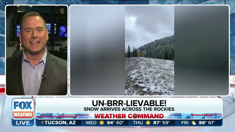 Snow arrives across the Rockies and Utah | Latest Weather Clips | FOX ...