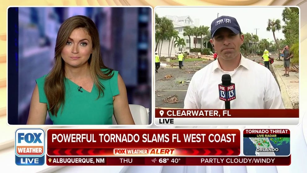 Powerful tornado slams Florida's west coast | Latest Weather Clips ...